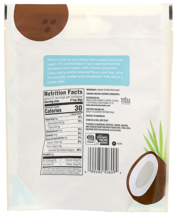 68946605c1458f4dbbfc808d99acdd358776635705d9196a606c2.jpg 365 by Whole Foods Market, Organic Coconut Sugar, 16 Ounce