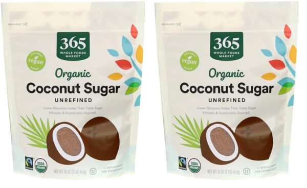 6894660acb6294c32b9d887be15de610014581a5b22c010639186.jpg 365 by Whole Foods Market, Organic Coconut Sugar, 16 Ounce