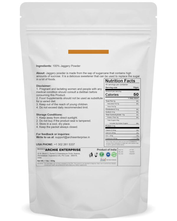 6894661d213f702cbf530c41fca0986e64539c57a675ab2d510ad.jpg mGanna 100% Jaggery Powder as alternative for Natural Sweetner Food Recepies 454 g / 1 lbs