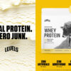 Levels Grass Fed Whey Protein Powder, No Artificials, 25G of Protein, Unflavored, 5LB