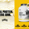 Levels Grass Fed Whey Protein Powder, No Artificials, 25G of Protein, Unflavored, 5LB