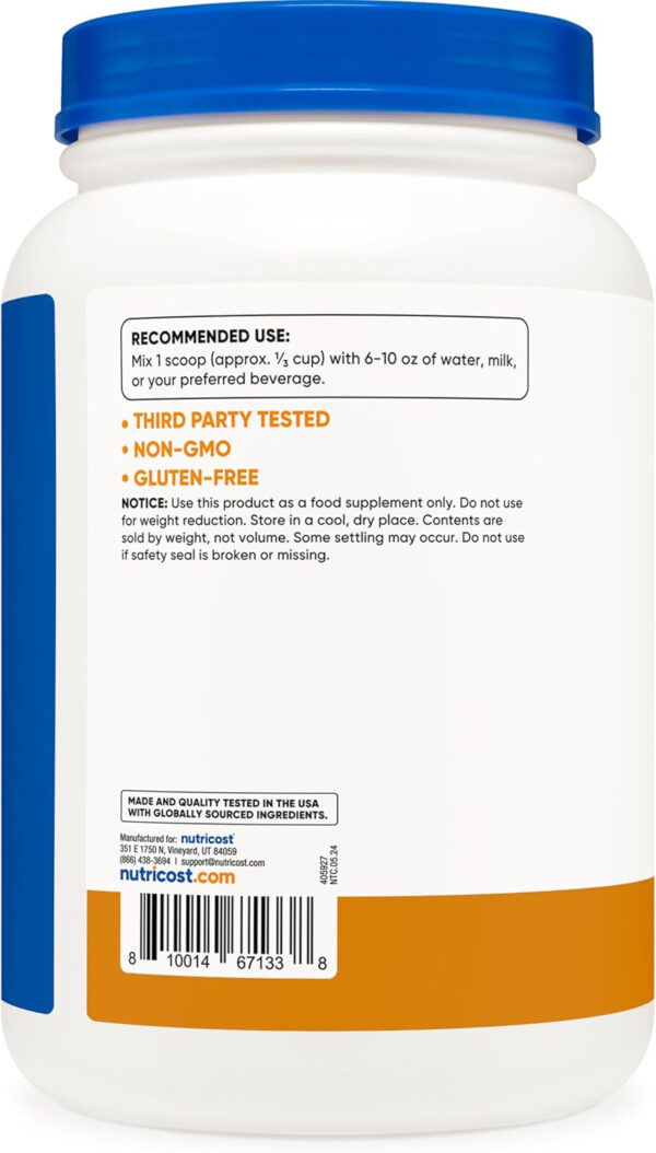 Nutricost Whey Protein Concentrate (Vanilla) 2LBS