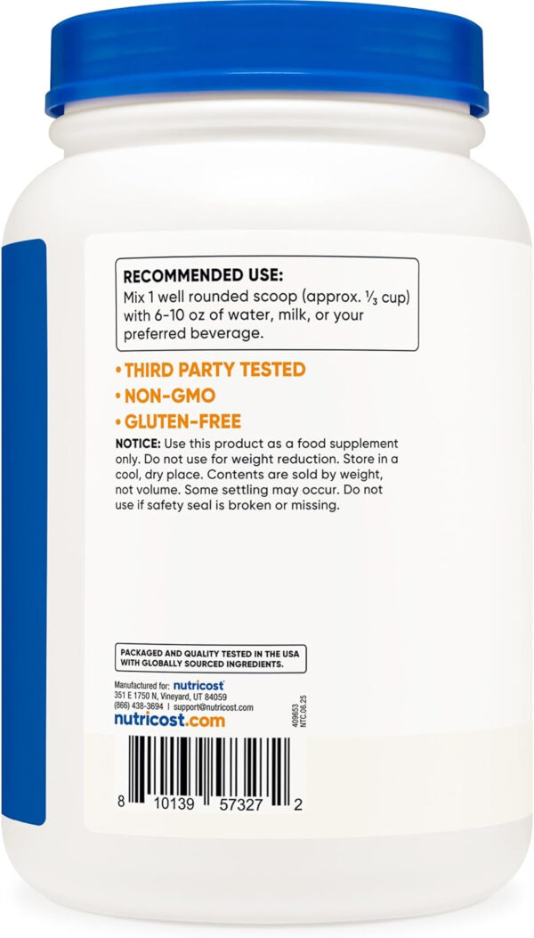 Nutricost Whey Protein Concentrate (Vanilla) 2LBS