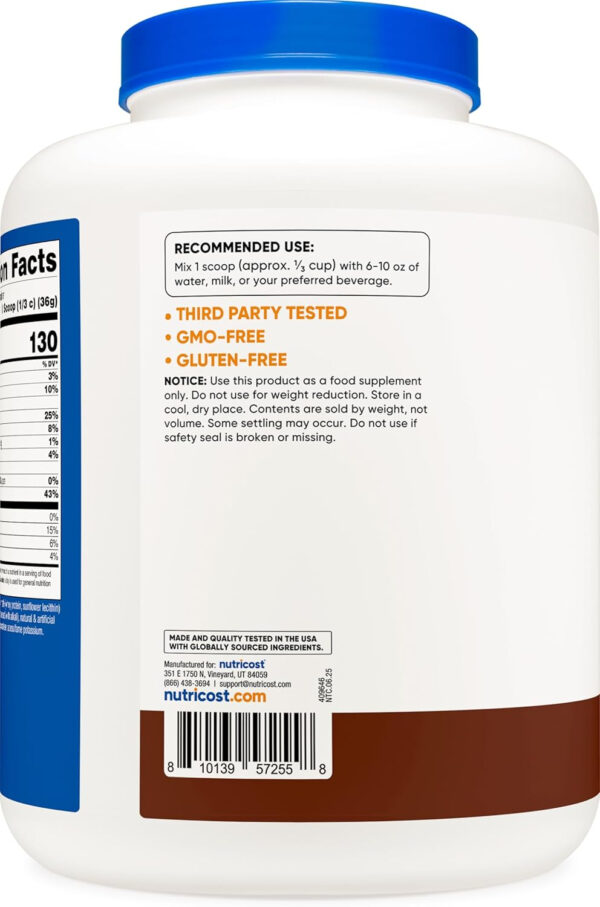 Nutricost Whey Protein Concentrate (Vanilla) 2LBS