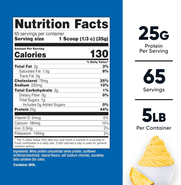 Nutricost Whey Protein Concentrate (Vanilla) 2LBS