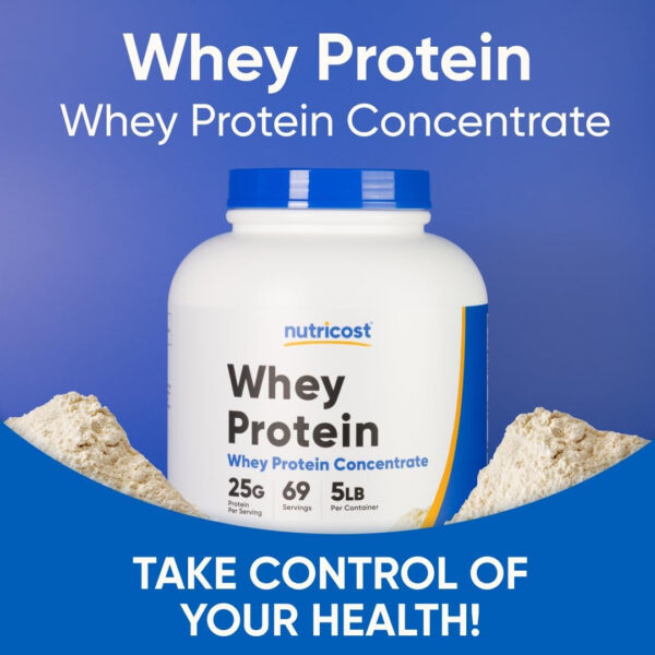 Nutricost Whey Protein Concentrate (Vanilla) 2LBS