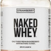 NAKED Whey 2LB 100% Grass Fed Whey Protein Powder - Only 1 Ingredient, Unflavored Whey Protein, Undenatured, Gluten Free, Soy Free, No GMOs, No Preservatives