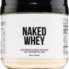 NAKED Whey 2LB 100% Grass Fed Whey Protein Powder - Only 1 Ingredient, Unflavored Whey Protein, Undenatured, Gluten Free, Soy Free, No GMOs, No Preservatives