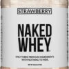 NAKED Whey 2LB 100% Grass Fed Whey Protein Powder - Only 1 Ingredient, Unflavored Whey Protein, Undenatured, Gluten Free, Soy Free, No GMOs, No Preservatives