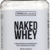 NAKED Whey 2LB 100% Grass Fed Whey Protein Powder - Only 1 Ingredient, Unflavored Whey Protein, Undenatured, Gluten Free, Soy Free, No GMOs, No Preservatives