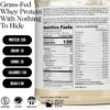 NAKED Whey 2LB 100% Grass Fed Whey Protein Powder - Only 1 Ingredient, Unflavored Whey Protein, Undenatured, Gluten Free, Soy Free, No GMOs, No Preservatives