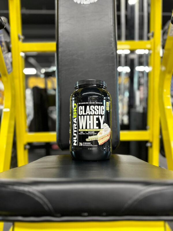 NutraBio Classic Whey Protein Powder- 25G of Protein Per Scoop - Full-Spectrum Amino Acid Profile - No Fillers, Artificial Colors, Preservatives - Low Glycemic Index - Creamy Vanilla, 5 Pounds