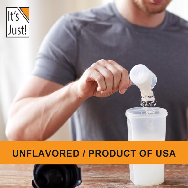 68946eeb788fed17adfc7412bf7b02c825615acd5b808a299957a.jpg It's Just! - Total Milk Protein Concentrate Powder, Naturally 80% Casein / 20% Whey, rBSH/RBST Hormone Free, No Added Sugar, MPC-85 (1 Pound, Unflavored)