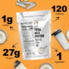 68946eecd5c6e1458904cdac45eec90c284f80e76b61d487963fc.jpg It's Just! - Total Milk Protein Concentrate Powder, Naturally 80% Casein / 20% Whey, rBSH/RBST Hormone Free, No Added Sugar, MPC-85 (1 Pound, Unflavored)