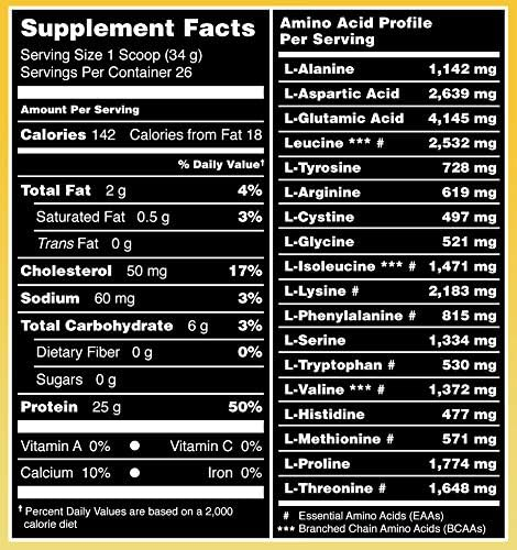 Amazing Muscle 100% Whey Protein Powder *Advanced Formula with Whey Protein Isolate Along with Ultra Filtered Whey Protein Concentrate (Cookie & Cream, 5 Lb)