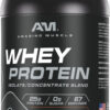 Amazing Muscle 100% Whey Protein Powder *Advanced Formula with Whey Protein Isolate Along with Ultra Filtered Whey Protein Concentrate (Cookie & Cream, 5 Lb)