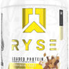 68946f957cdb6030e399fce80b56a02cf1bbbf803479623deefeb.jpg RYSE Loaded Protein Powder - Cinnamon Toast - 25g Whey Protein Isolate & Concentrate with Prebiotic Fiber & MCTs - Low Carb, Low Sugar, Digestive-Friendly - 54 Servings / 4 lb Tub