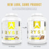 68946f9d94d3c0488123aa814c573eb0b7f91641bcea56c5bfa2e.jpg RYSE Loaded Protein Powder - Cinnamon Toast - 25g Whey Protein Isolate & Concentrate with Prebiotic Fiber & MCTs - Low Carb, Low Sugar, Digestive-Friendly - 54 Servings / 4 lb Tub