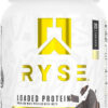 68946f9eea765c901f501c699a1b558ba458970dcd6a94adeda7c.jpg RYSE Loaded Protein Powder - Cinnamon Toast - 25g Whey Protein Isolate & Concentrate with Prebiotic Fiber & MCTs - Low Carb, Low Sugar, Digestive-Friendly - 54 Servings / 4 lb Tub