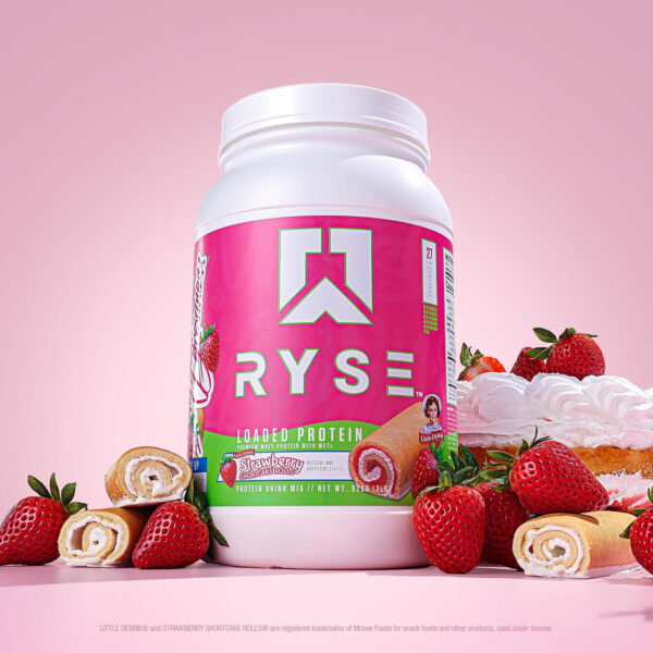 68946fbb25104234e0b36f2e0381d1b7009f5195bdba87e49129e.jpg RYSE Loaded Protein Powder - Cinnamon Toast - 25g Whey Protein Isolate & Concentrate with Prebiotic Fiber & MCTs - Low Carb, Low Sugar, Digestive-Friendly - 54 Servings / 4 lb Tub