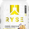 68946fbca960c410e1ae11718711e863969bb2225ea6589b1513d.jpg RYSE Loaded Protein Powder - Cinnamon Toast - 25g Whey Protein Isolate & Concentrate with Prebiotic Fiber & MCTs - Low Carb, Low Sugar, Digestive-Friendly - 54 Servings / 4 lb Tub