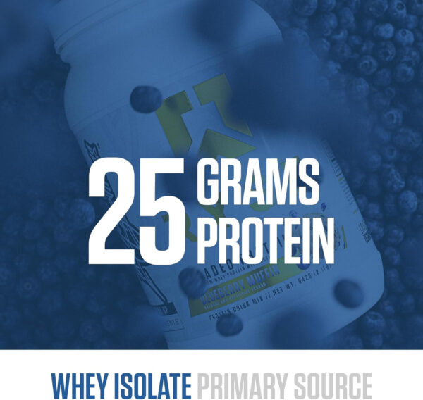 68946fbf8d25a9018968f9e57162473114a8f93f5167f75196a00.jpg RYSE Loaded Protein Powder - Cinnamon Toast - 25g Whey Protein Isolate & Concentrate with Prebiotic Fiber & MCTs - Low Carb, Low Sugar, Digestive-Friendly - 54 Servings / 4 lb Tub