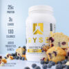 68946fc106d40c86b5de8dceb78a9dbf7761c377d20c11a86ad3e.jpg RYSE Loaded Protein Powder - Cinnamon Toast - 25g Whey Protein Isolate & Concentrate with Prebiotic Fiber & MCTs - Low Carb, Low Sugar, Digestive-Friendly - 54 Servings / 4 lb Tub