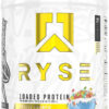 68946fdbdb584f6362f924d02eb2c71dbbfef9052be5e9507e59d.jpg RYSE Loaded Protein Powder - Cinnamon Toast - 25g Whey Protein Isolate & Concentrate with Prebiotic Fiber & MCTs - Low Carb, Low Sugar, Digestive-Friendly - 54 Servings / 4 lb Tub