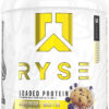 68946fea1afe299e9e77e81e0c4c0ac0bc3f49be06c8de2b6a7c6.jpg RYSE Loaded Protein Powder - Cinnamon Toast - 25g Whey Protein Isolate & Concentrate with Prebiotic Fiber & MCTs - Low Carb, Low Sugar, Digestive-Friendly - 54 Servings / 4 lb Tub