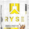 68946ff4377ee831c50c91c6ef1d185ea04a9f525776abb34e24e.jpg RYSE Loaded Protein Powder - Cinnamon Toast - 25g Whey Protein Isolate & Concentrate with Prebiotic Fiber & MCTs - Low Carb, Low Sugar, Digestive-Friendly - 54 Servings / 4 lb Tub