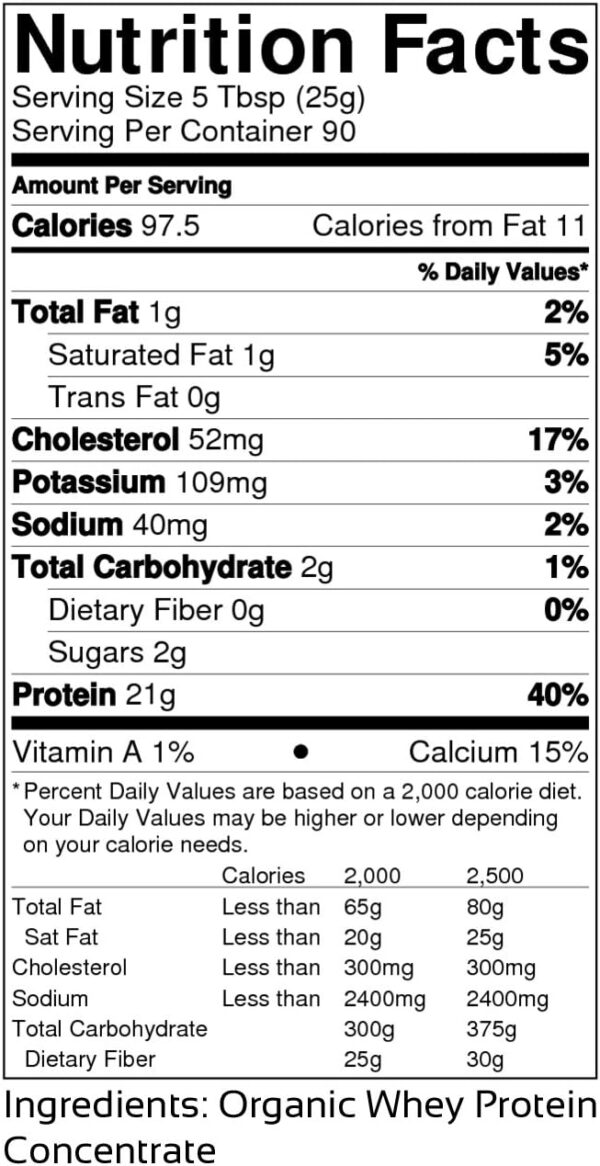 Protein Powder, Grass Fed, Happy Healthy Cows, Undenatured, Hormone Free, Non-GMO, Gluten Free, Unflavored, Unsweetened Protein, 5LB