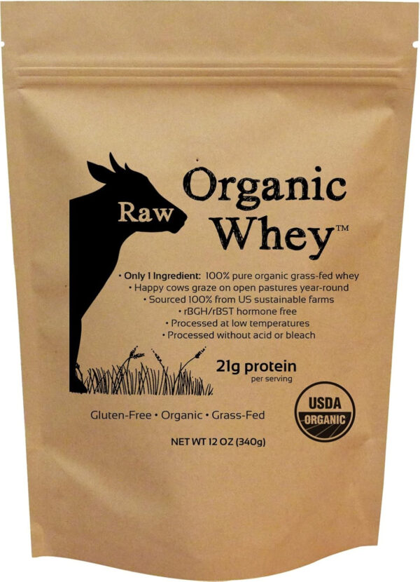 Protein Powder, Grass Fed, Happy Healthy Cows, Undenatured, Hormone Free, Non-GMO, Gluten Free, Unflavored, Unsweetened Protein, 5LB