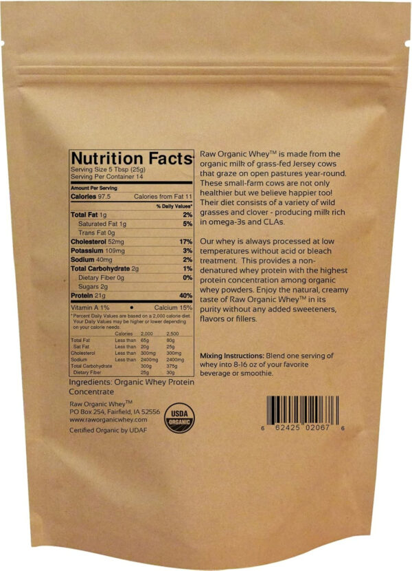 Protein Powder, Grass Fed, Happy Healthy Cows, Undenatured, Hormone Free, Non-GMO, Gluten Free, Unflavored, Unsweetened Protein, 5LB