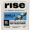Rise Grass-Fed Whey Protein Powder - Vanilla | 25g Protein No Artificial Flavors, Colors, or Preservatives - Sugar Free, Gluten-Free, Soy Free (2.3 lbs)