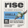 Rise Grass-Fed Whey Protein Powder - Vanilla | 25g Protein No Artificial Flavors, Colors, or Preservatives - Sugar Free, Gluten-Free, Soy Free (2.3 lbs)