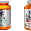 NOW Sports Nutrition, Whey Protein, 26 g With BCAAs, Creamy Vanilla Powder, 6-Pound