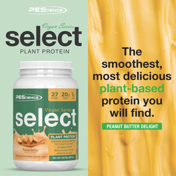 689480a4bca0847ee539daba5513c628c6d9a302ac0039a5a3922.jpg PEScience Select Vegan Protein Powder, Plant Based with Amazing Taste, Smooth Texture, Pea Protein Brown Rice Blend, Dairy Free, Gluten Free, Soy Free, 5 Servings, Chocolate Bliss