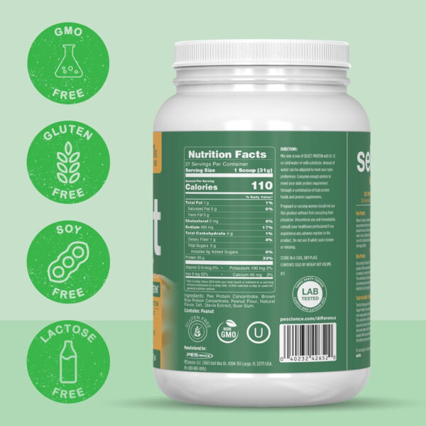 689480a94be91bd671a61a8e8809c35cc521ab2dea0c213d442f0.jpg PEScience Select Vegan Protein Powder, Plant Based with Amazing Taste, Smooth Texture, Pea Protein Brown Rice Blend, Dairy Free, Gluten Free, Soy Free, 5 Servings, Chocolate Bliss