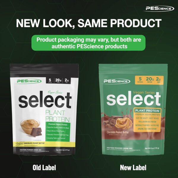 689480ba2efa4b147f4f8df0e36e8c2df09157d1fad0003f93215.jpg PEScience Select Vegan Protein Powder, Plant Based with Amazing Taste, Smooth Texture, Pea Protein Brown Rice Blend, Dairy Free, Gluten Free, Soy Free, 5 Servings, Chocolate Bliss