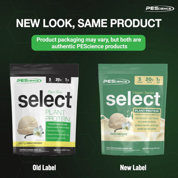 689480ce543665d3b974845203ac45d0062274ea4086aff131097.jpg PEScience Select Vegan Protein Powder, Plant Based with Amazing Taste, Smooth Texture, Pea Protein Brown Rice Blend, Dairy Free, Gluten Free, Soy Free, 5 Servings, Chocolate Bliss