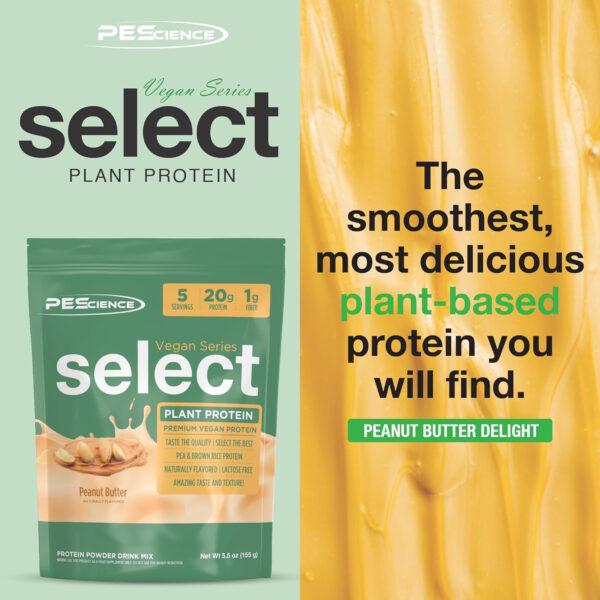 689480eda9be935568e7a74a051b18a15e5d07d310e9dfb99e8f6.jpg PEScience Select Vegan Protein Powder, Plant Based with Amazing Taste, Smooth Texture, Pea Protein Brown Rice Blend, Dairy Free, Gluten Free, Soy Free, 5 Servings, Chocolate Bliss