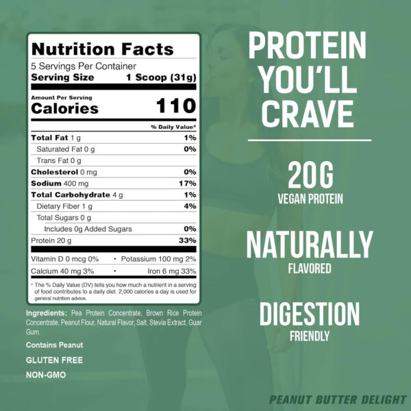 689480ef6721cb4794927fb2d90e369d2f01412752f8f01793304.jpg PEScience Select Vegan Protein Powder, Plant Based with Amazing Taste, Smooth Texture, Pea Protein Brown Rice Blend, Dairy Free, Gluten Free, Soy Free, 5 Servings, Chocolate Bliss