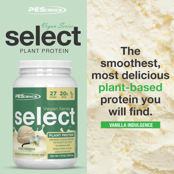 689480f6da17808364a255d883f2f01e02fec05830bf5556ca5d2.jpg PEScience Select Vegan Protein Powder, Plant Based with Amazing Taste, Smooth Texture, Pea Protein Brown Rice Blend, Dairy Free, Gluten Free, Soy Free, 5 Servings, Chocolate Bliss