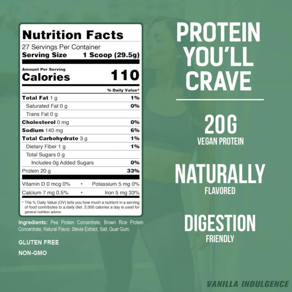 689480f83f4677045d1d6d9c352f7181c4631c5f9966c1fb5ae7e.jpg PEScience Select Vegan Protein Powder, Plant Based with Amazing Taste, Smooth Texture, Pea Protein Brown Rice Blend, Dairy Free, Gluten Free, Soy Free, 5 Servings, Chocolate Bliss