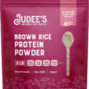 Judee’s Brown Rice Protein Powder (80% Protein) 1.5 lb - Non-GMO Sprouted - Keto-Friendly, Dairy, Gluten & Soy-Free - Plant-Based