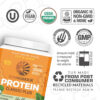 Brown Rice Protein Powder with Bcaa & Amino Acids Raw Rice Protein Shake Gluten Free Low Carb Dairy Free | Plant Based Classic Sprouted Brown Rice Protein Powder Natural 375g by Sunwarrior