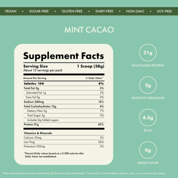 No-Nonsense Plant Protein, 21g Organic Brown Rice & Pea Isolate, Plant Based, Vegan, Gluten/Dairy Free, Sugar Free, Vanilla Latte, 1.1lb (1pk, 13 Servings)