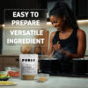 689483295eb030a1e7b9a4b668a255ccbd70b5bd169b5575592e9.jpg PURIS Pantry Textured Pea Protein, Unflavored Meatless Vegetable Crumbles, Soy Free, Shelf-Stable, Gluten Free, 21g of Protein, Plant-Based Vegan Meat Substitute, Equivalent to 1.5 Pounds Ground Beef