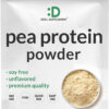 Unflavored Pea Protein Powder, 5lbs – Premium North American Grown Peas – Easily Digested Isolate Form – Great for Shakes, Bars, or Snacks – 27g Protein Serving, Soy Free, Vegan