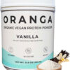 Organic Plant-Based - Rice, Pea, Pumpkin Seed Protein Powder - Chocolate - with Digestive Enzymes, No Additives, Dairy-Free, Soy-Free, Keto-Friendly, Gluten-Free, Non-GMO - 17 Servings (442g)
